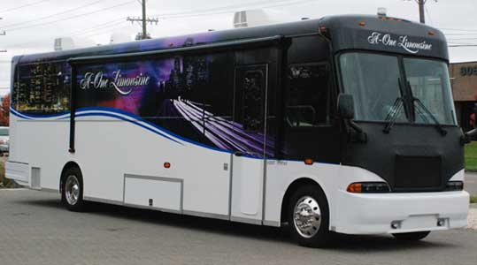 Giant Party Charter Bus