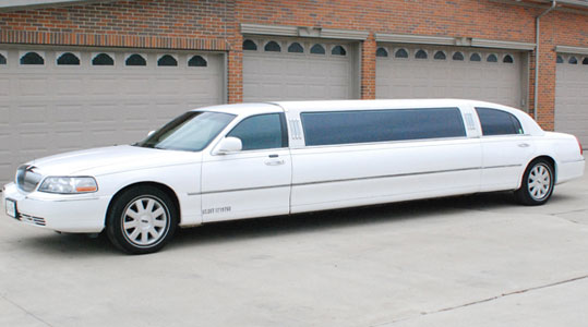 White Lincoln Limousine