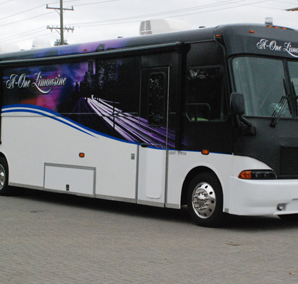 Giant Party Charter Bus