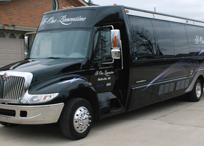 Black Party Charter Bus